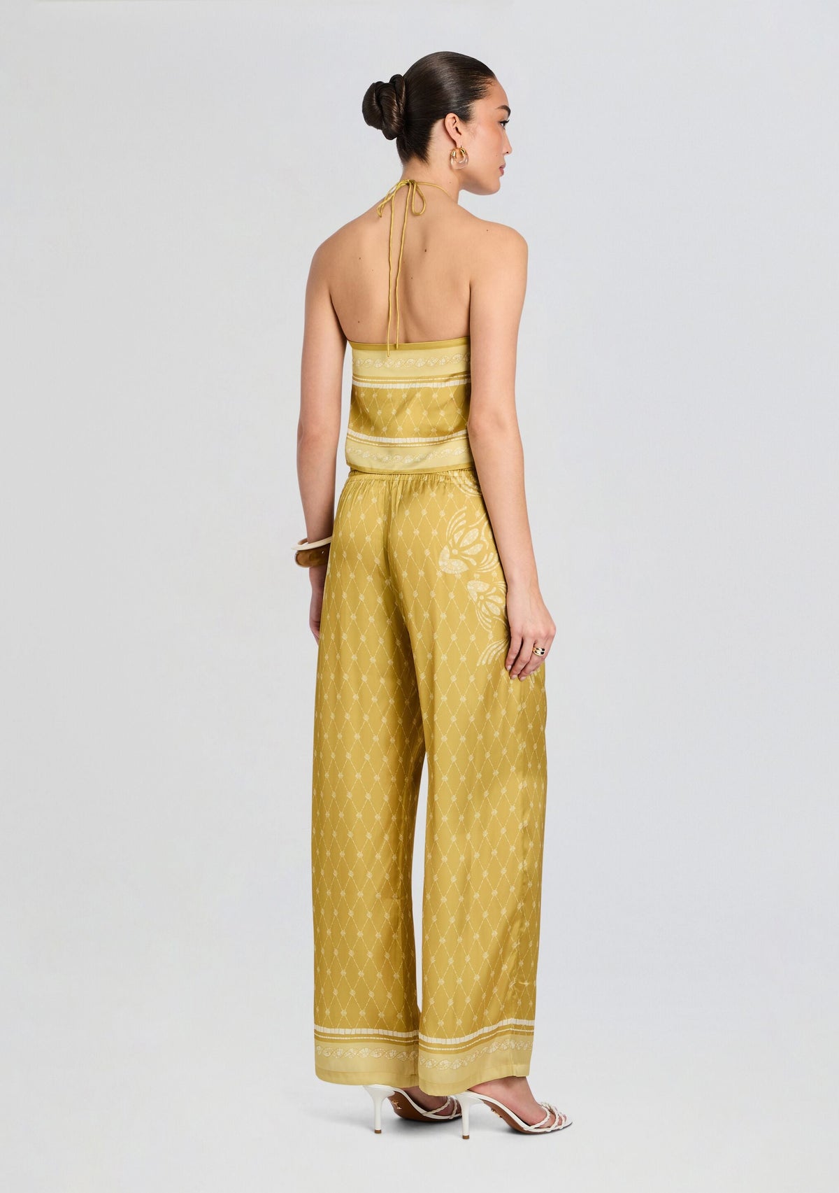 Jessie Top by Shani Shemer in Mustard Mosaic Print, product image 5