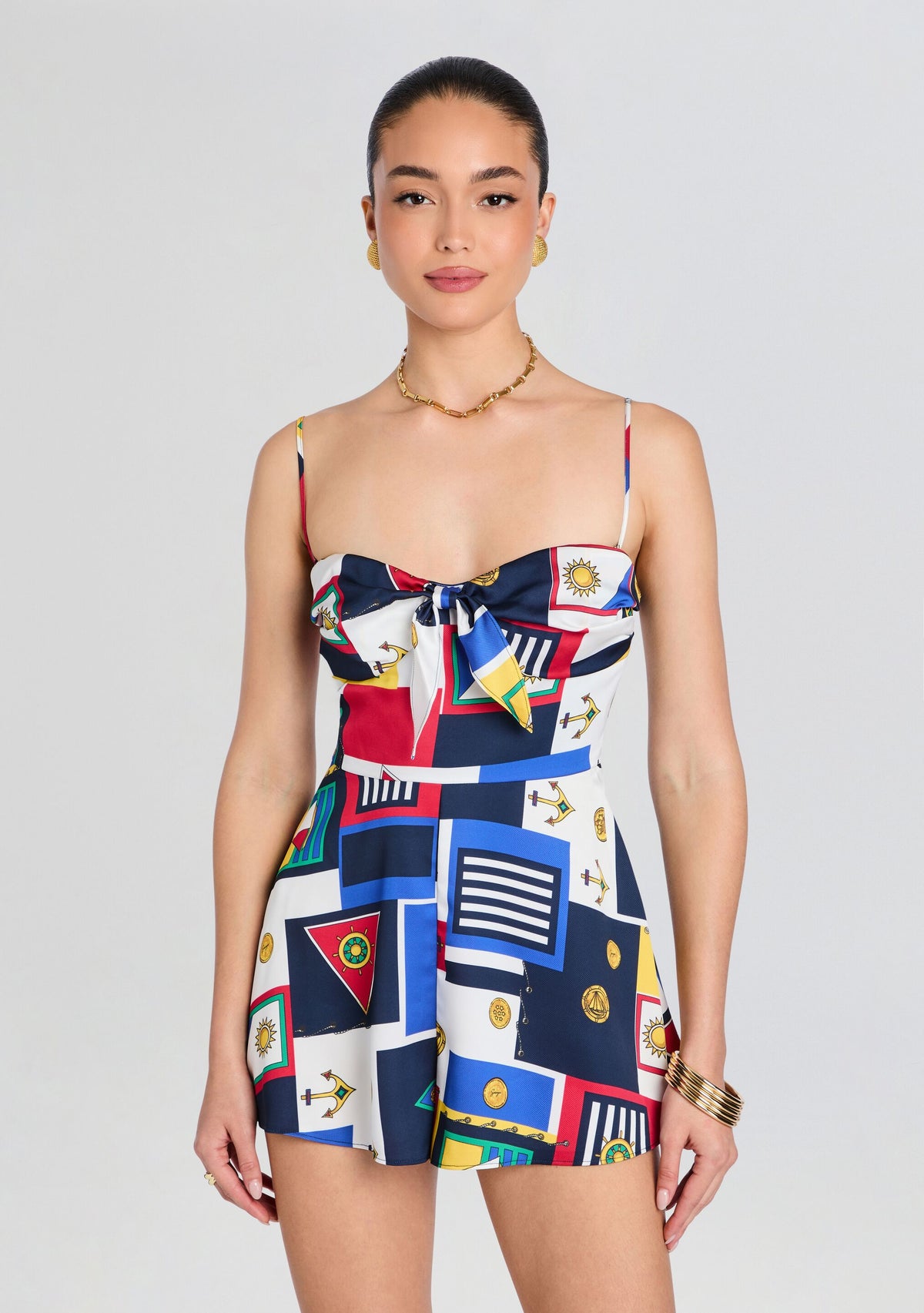 Laurell Romper by SEROYA in Regatta, product image 5