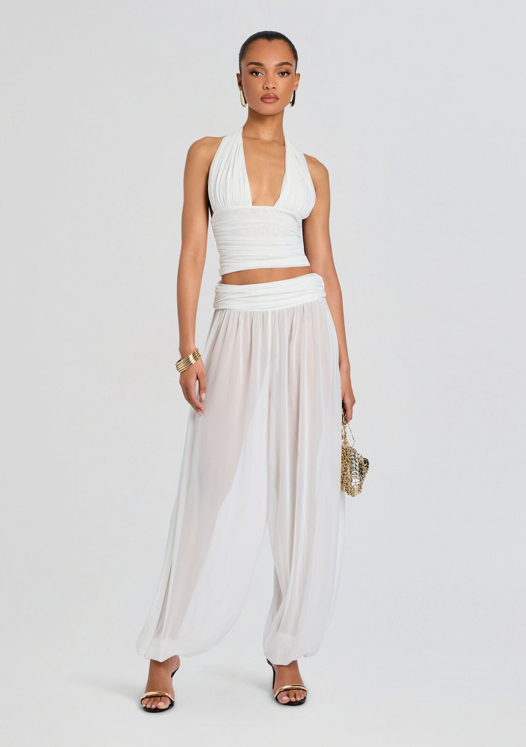 Marbaux Pant by SEROYA in Eggshell, product image 2