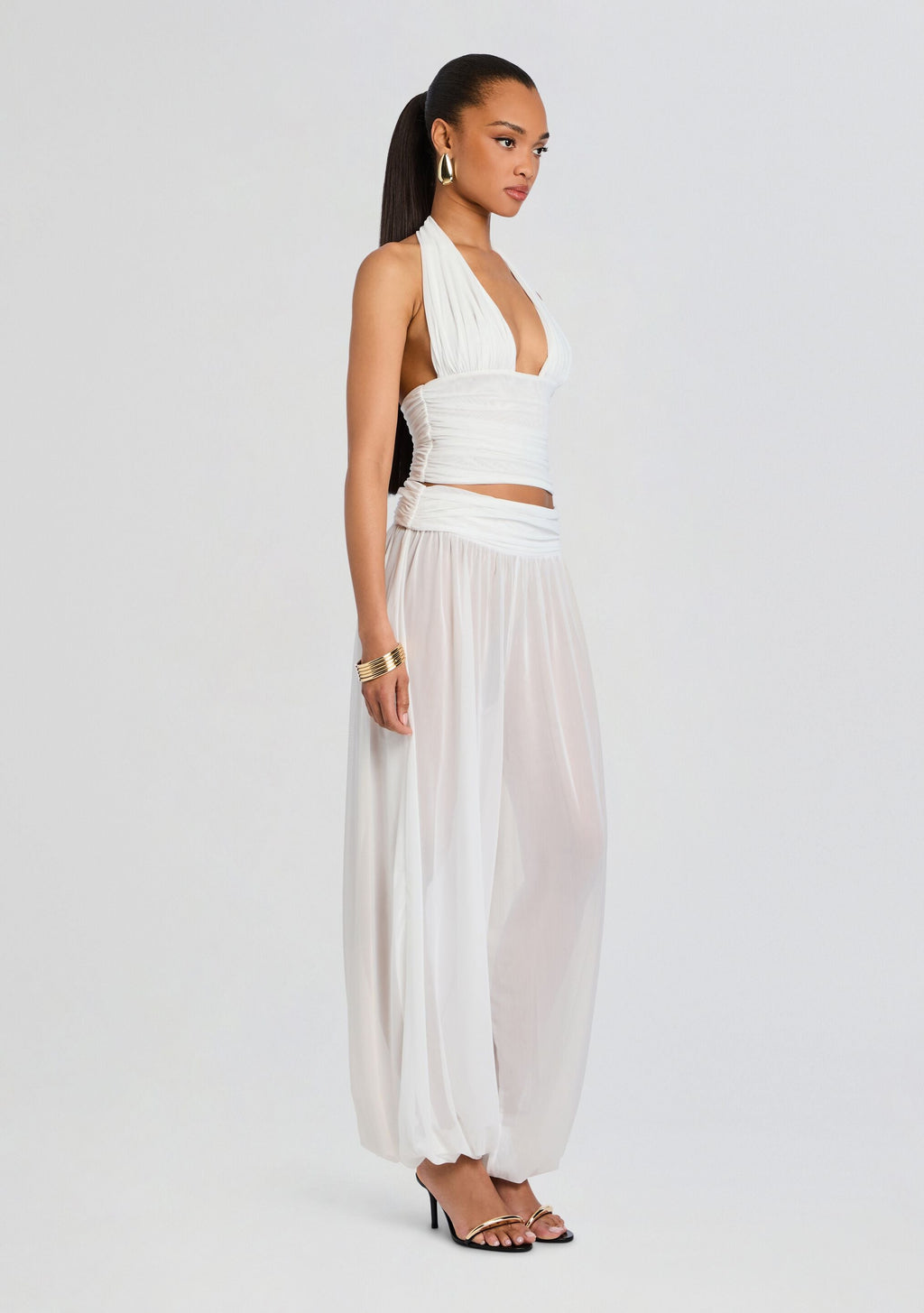 Marbaux Pant by SEROYA in Eggshell, product image 4
