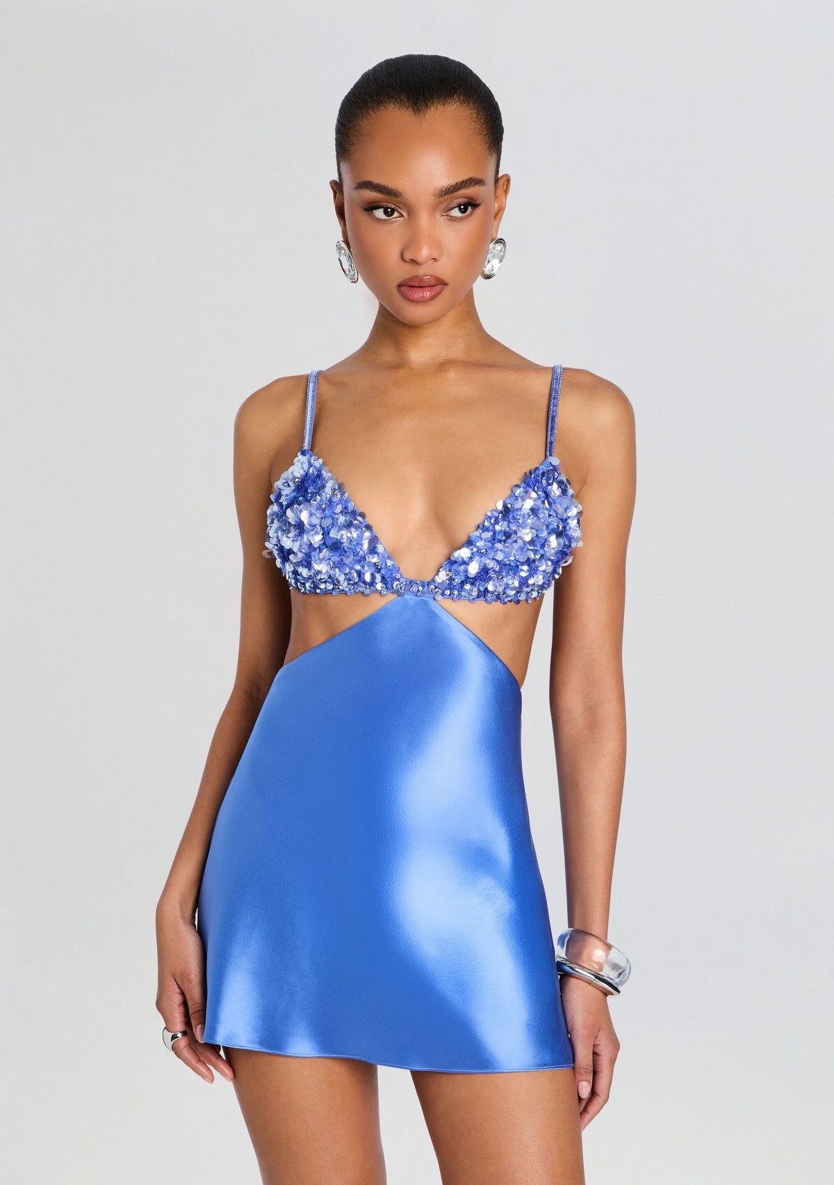 Taliera Embroidered Dress by retrofête in L'Acqua, product image 5