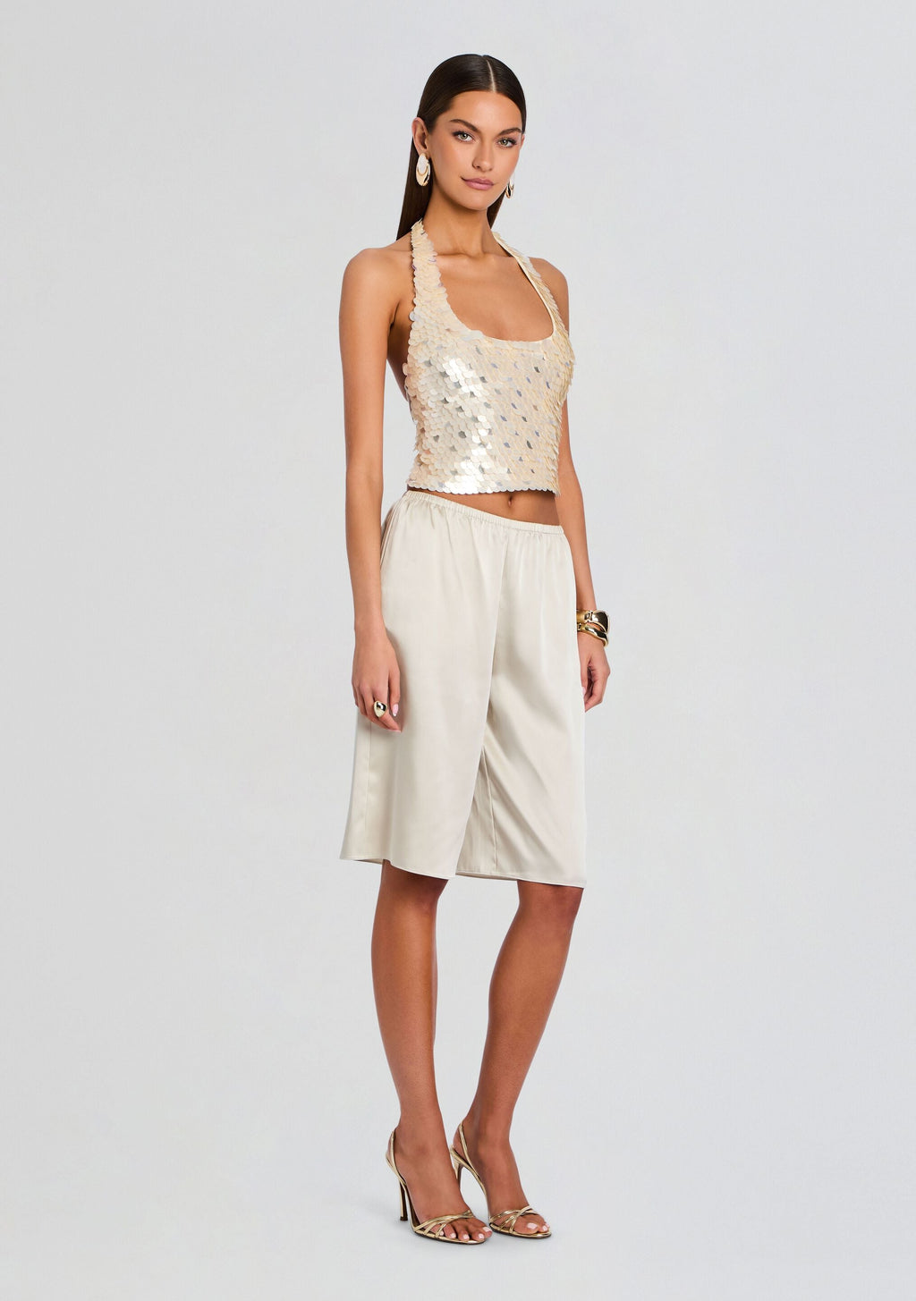 Avriel Embellished Top by retrofête in Cream, product image 3