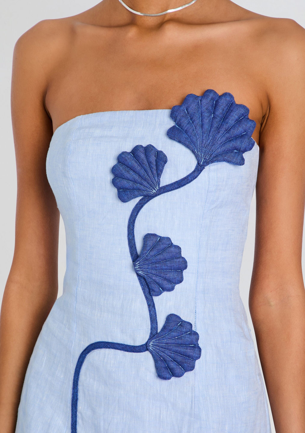 Dante Dress by Azulu in Wave Blue, product image 2
