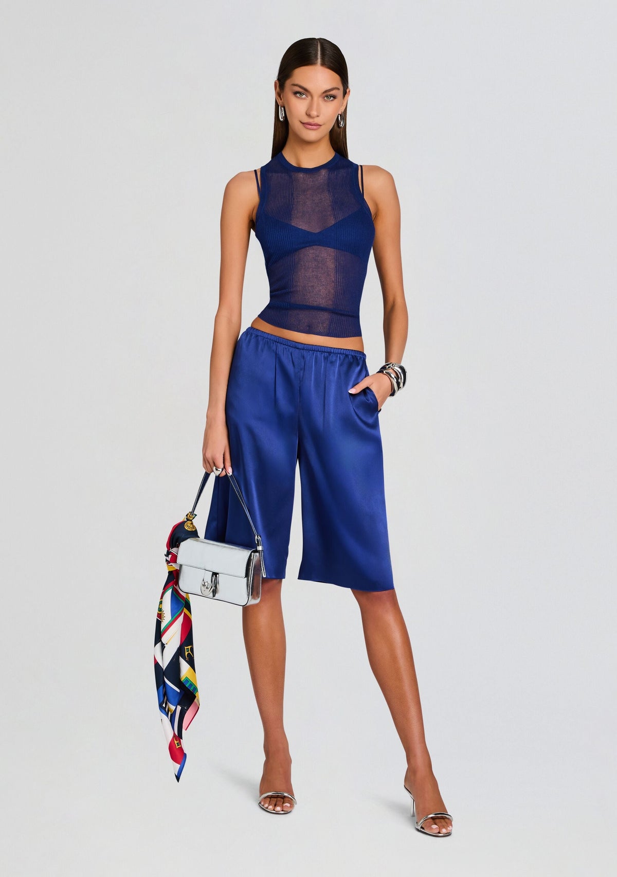 Courtney Bralette by SEROYA in Mariner Blue, product image 2