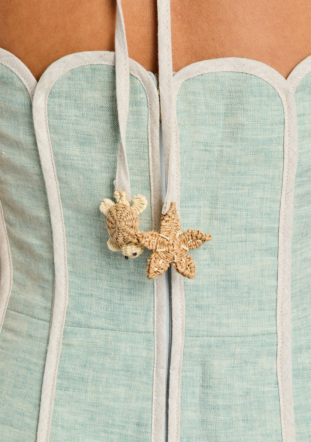 Lenny Dress by Azulu in Seafoam Green, product image 2
