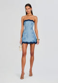 Seluna Denim Dress by retrofête in Montana Mix, product image 1
