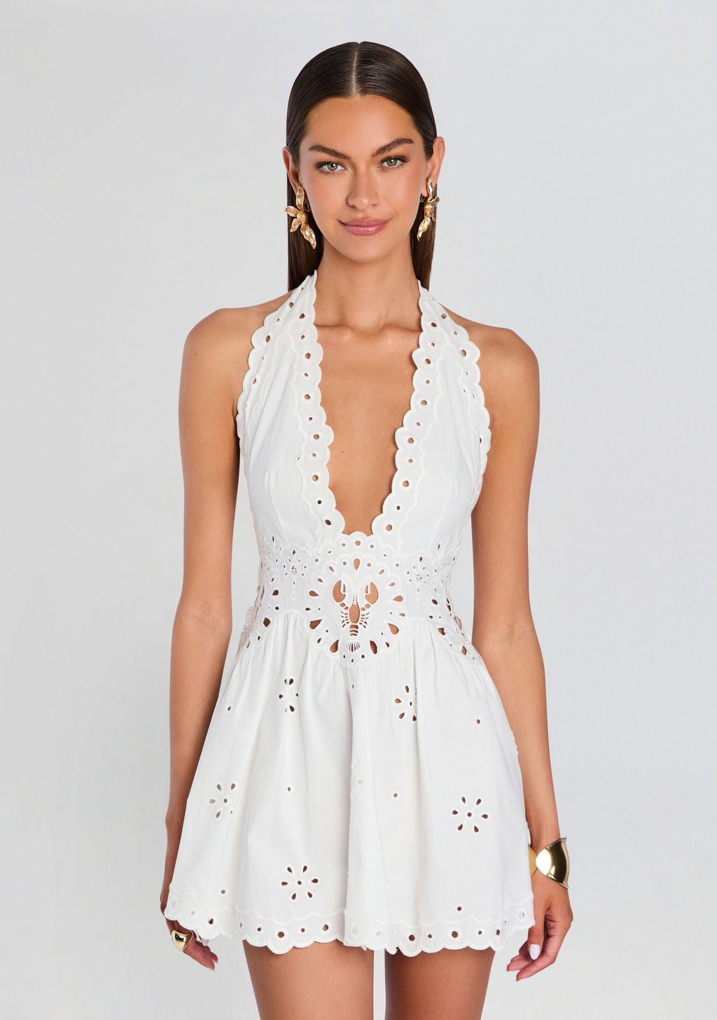 Beranice Dress by retrofête in Ivory, product image 6