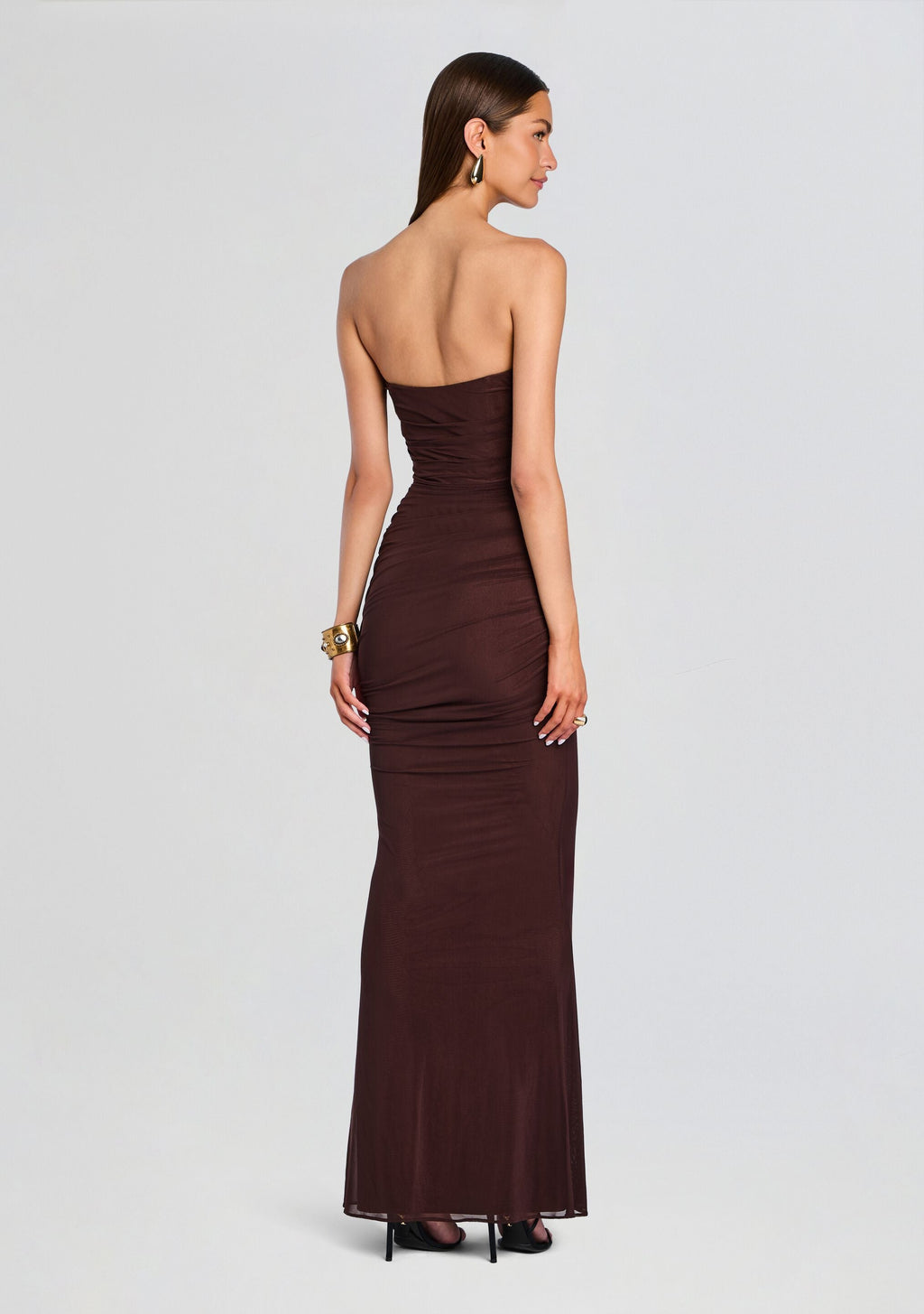 Isadore Dress by retrofête in Walnut, product image 4