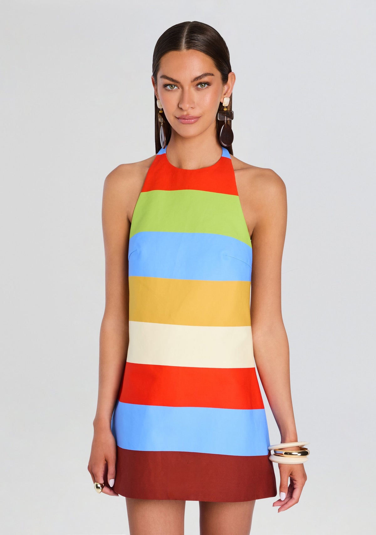 Lanny Dress by retrofête in Multi Stripe, product image 5