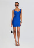 Luned Bandage Knit Dress by retrofête in Santorini, product image 1