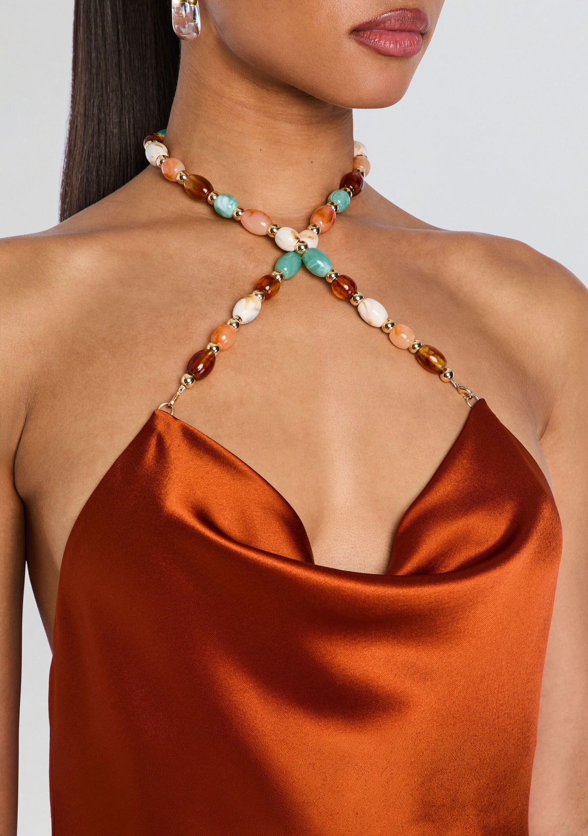 Marve Dress by retrofête in Rust, product image 2