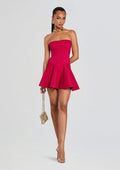 Persephonie Bandage Knit Dress by retrofête in Metallic Pitaya, product image 1