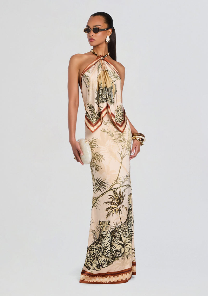 Wyntr Dress by retrofête in Ochre Palma, product image 1