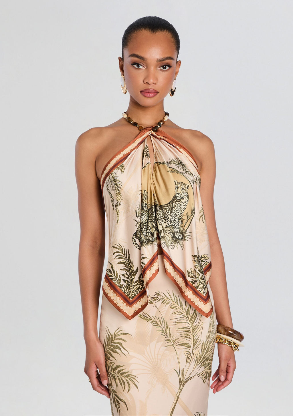Wyntr Dress by retrofête in Ochre Palma, product image 5