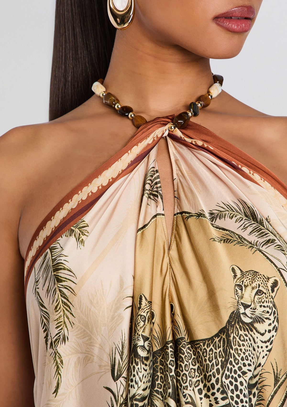 Wyntr Dress by retrofête in Ochre Palma, product image 2