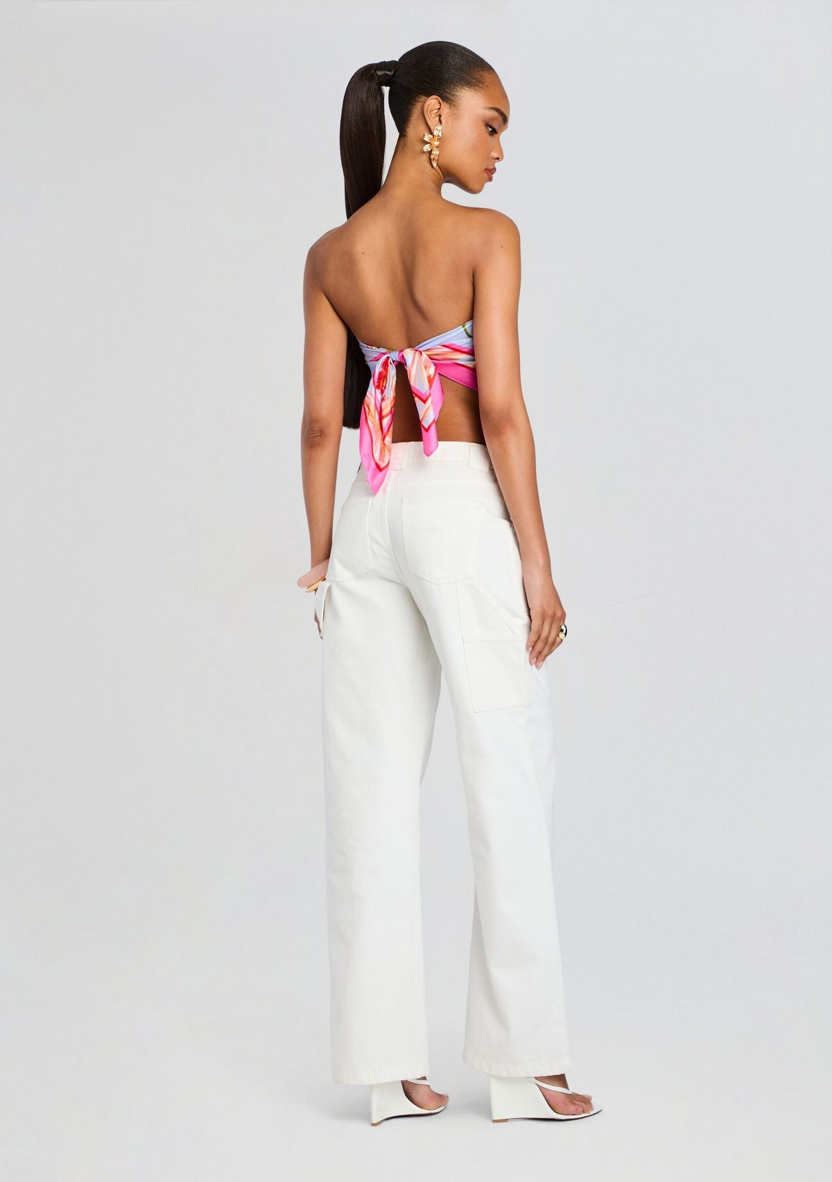 Alivia Silk Top by retrofête in L'Acqua Orchid, product image 5