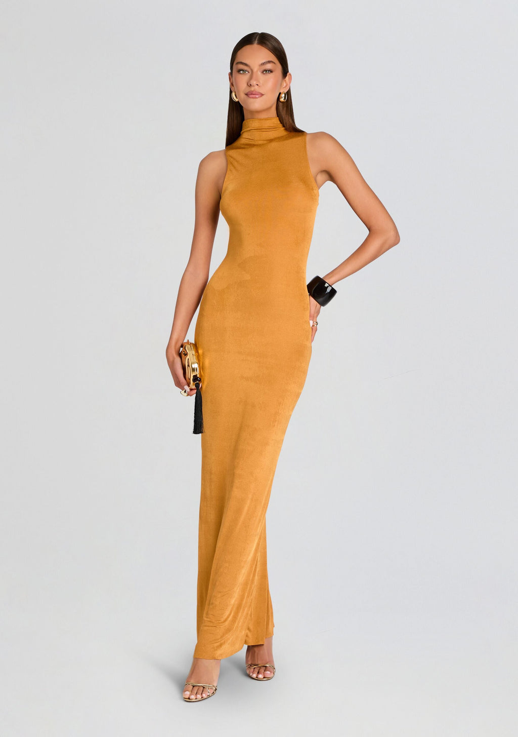 Alessia Dress by SEROYA in Dune, product image 1