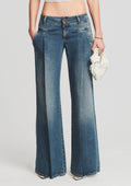 Gladys Low Rise Jean by retrofête in Marina, product image 1