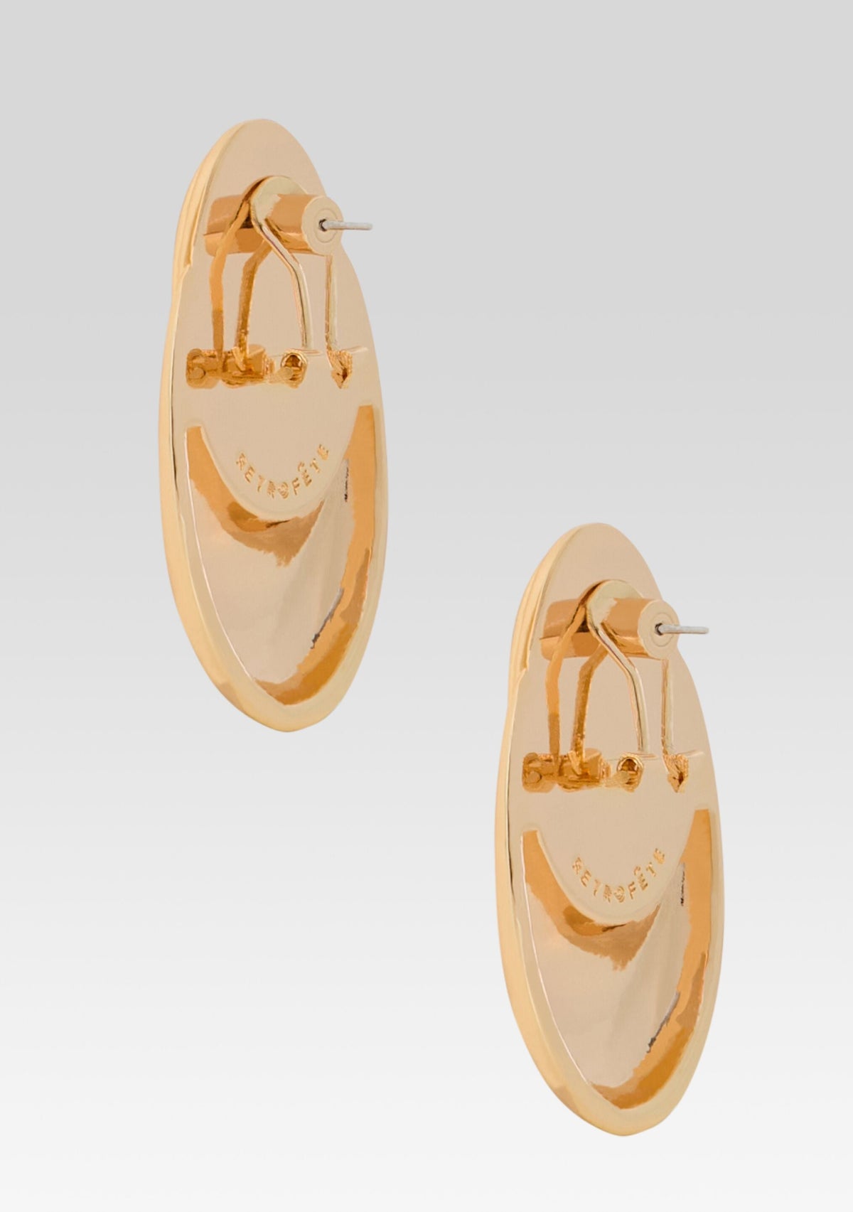 Blare Earring by retrofête in Pearl/Gold, product image 4