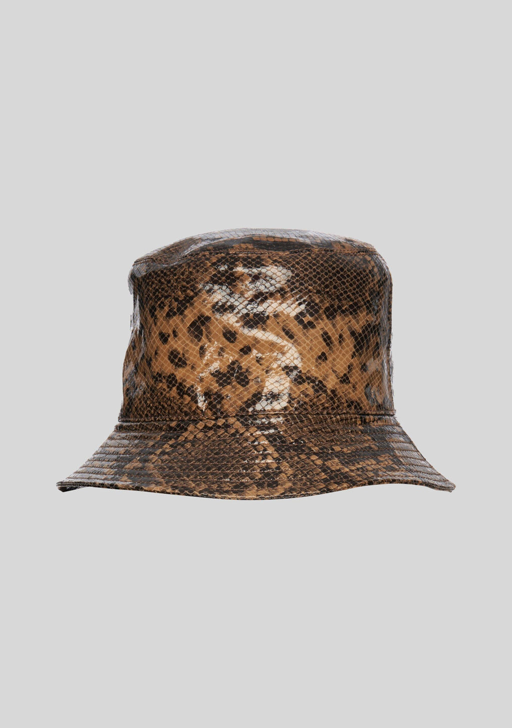 Brae Leather Hat by retrofête in Tannin Snake, product image 1