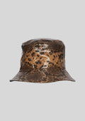 Brae Leather Hat by retrofête in Tannin Snake, product image 1