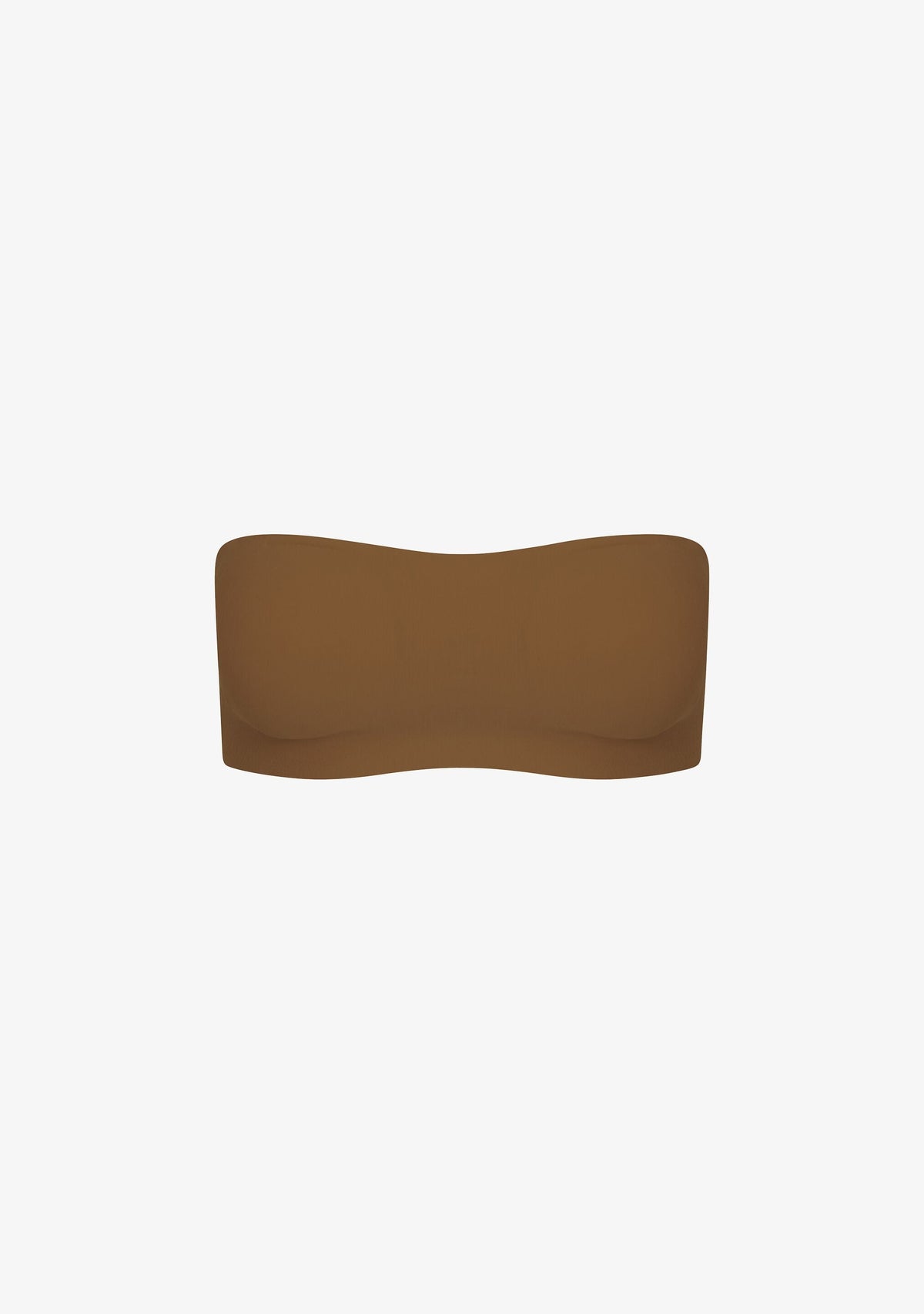 Butter Soft-Support Strapless Bandeau by Commando in Cinnamon, product image 2