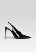 Celia Leather Slingback by retrofête in Black, product image 1