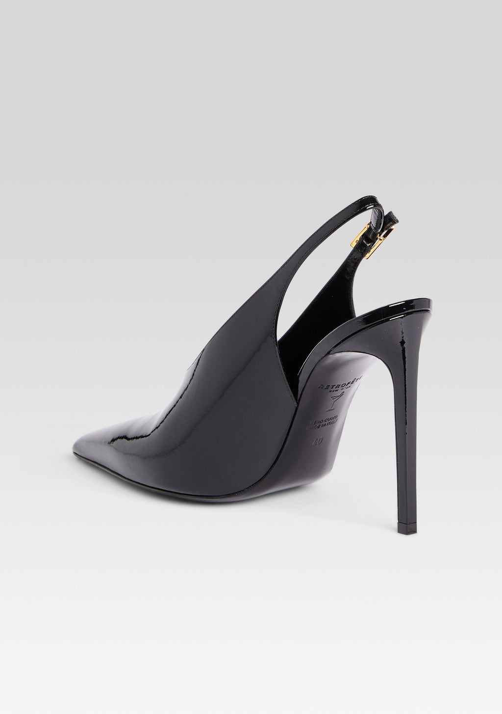 Celia Leather Slingback by retrofête in Black, product image 4