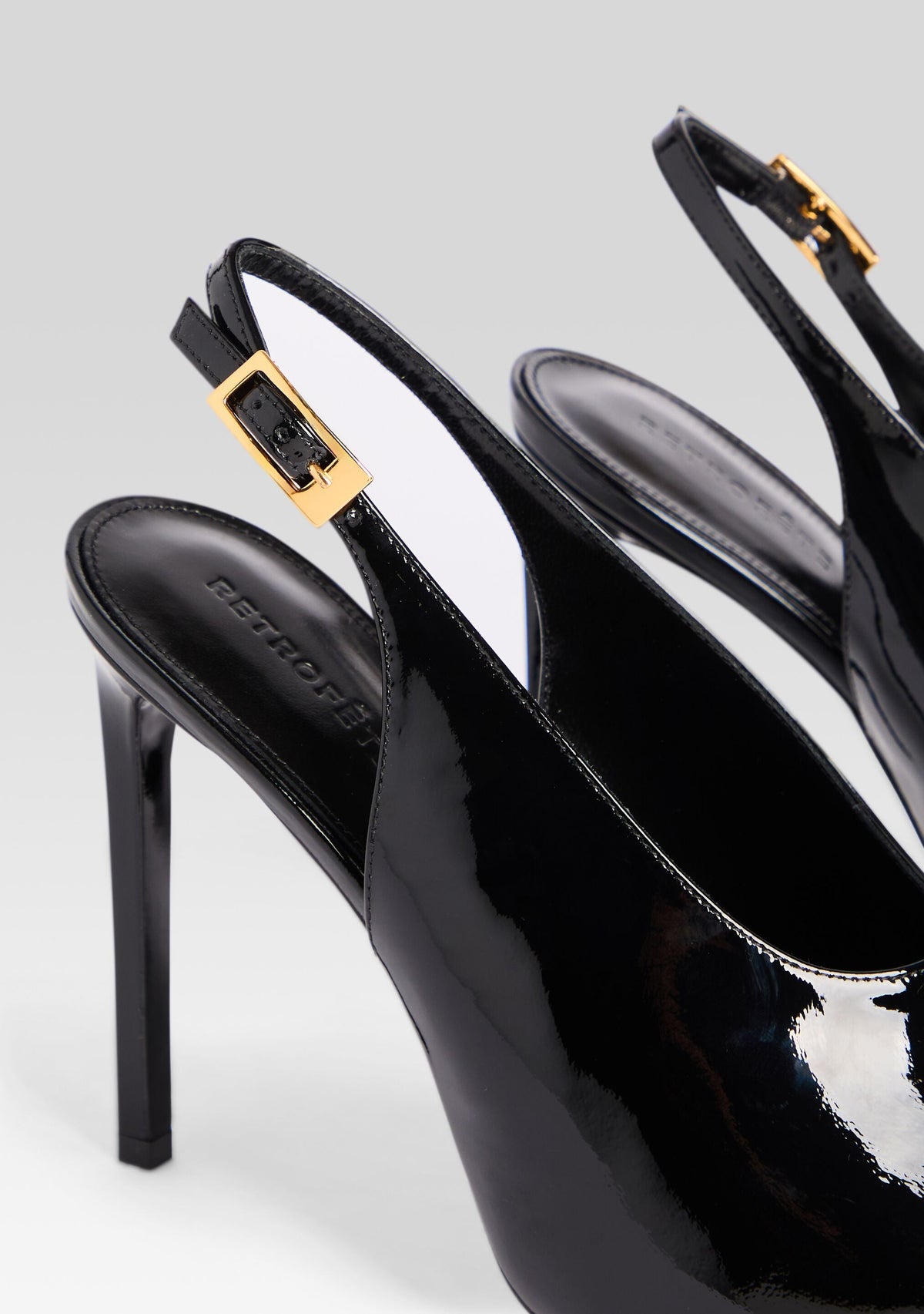Celia Leather Slingback by retrofête in Black, product image 5