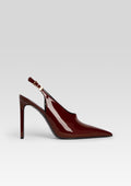 Celia Leather Slingback by retrofête in Burgundy, product image 1