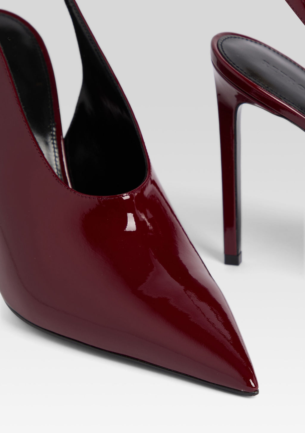 Celia Leather Slingback by retrofête in Burgundy, product image 4