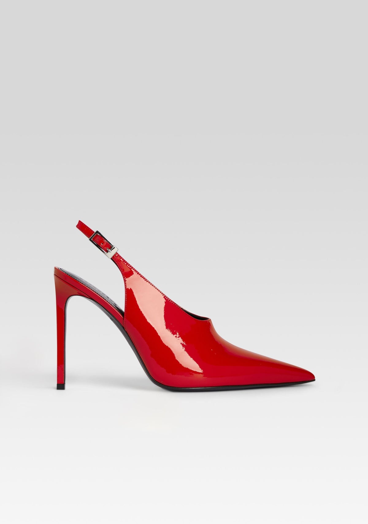 Celia Leather Slingback by retrofête in Red, product image 1