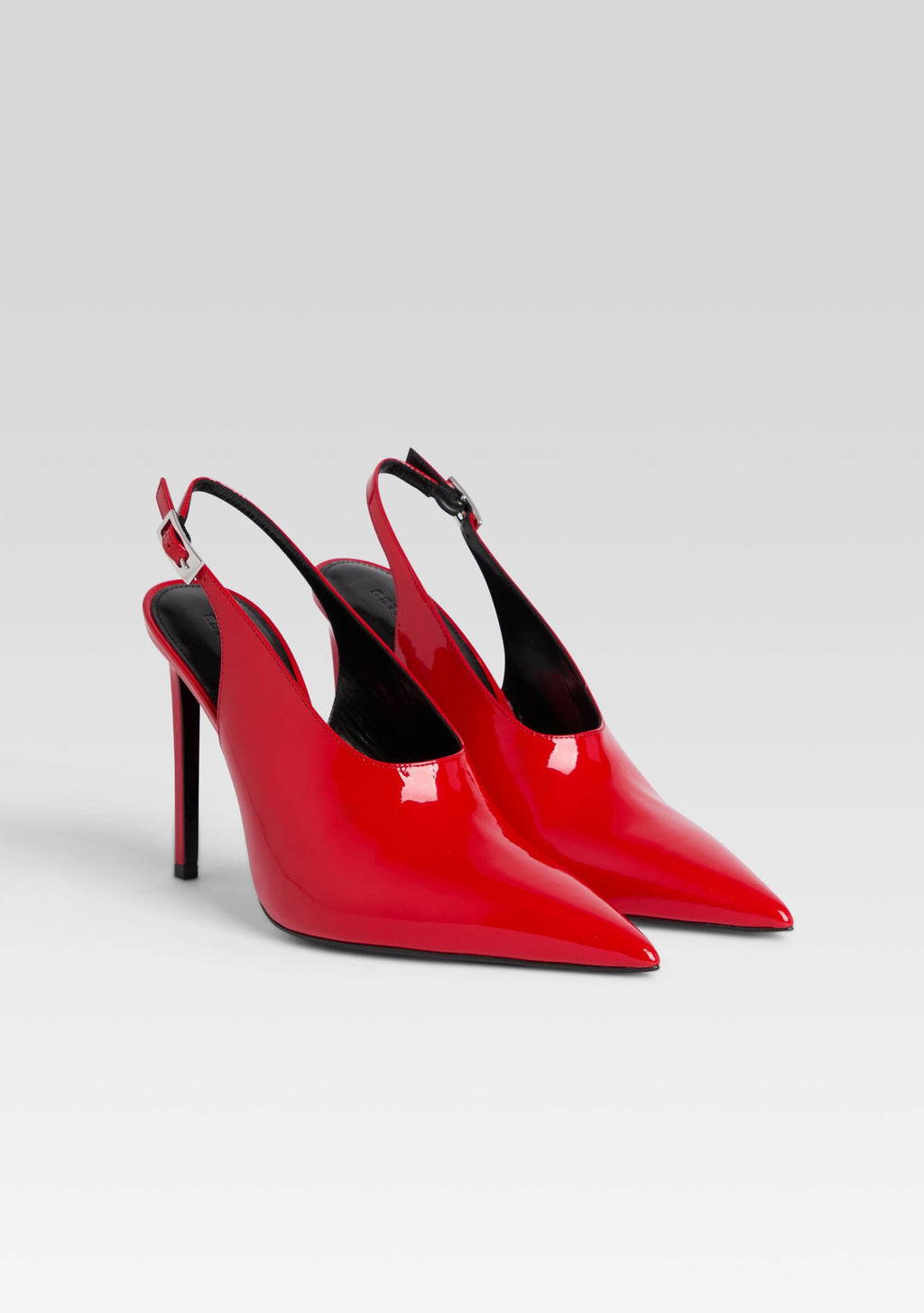 Celia Leather Slingback by retrofête in Red, product image 3