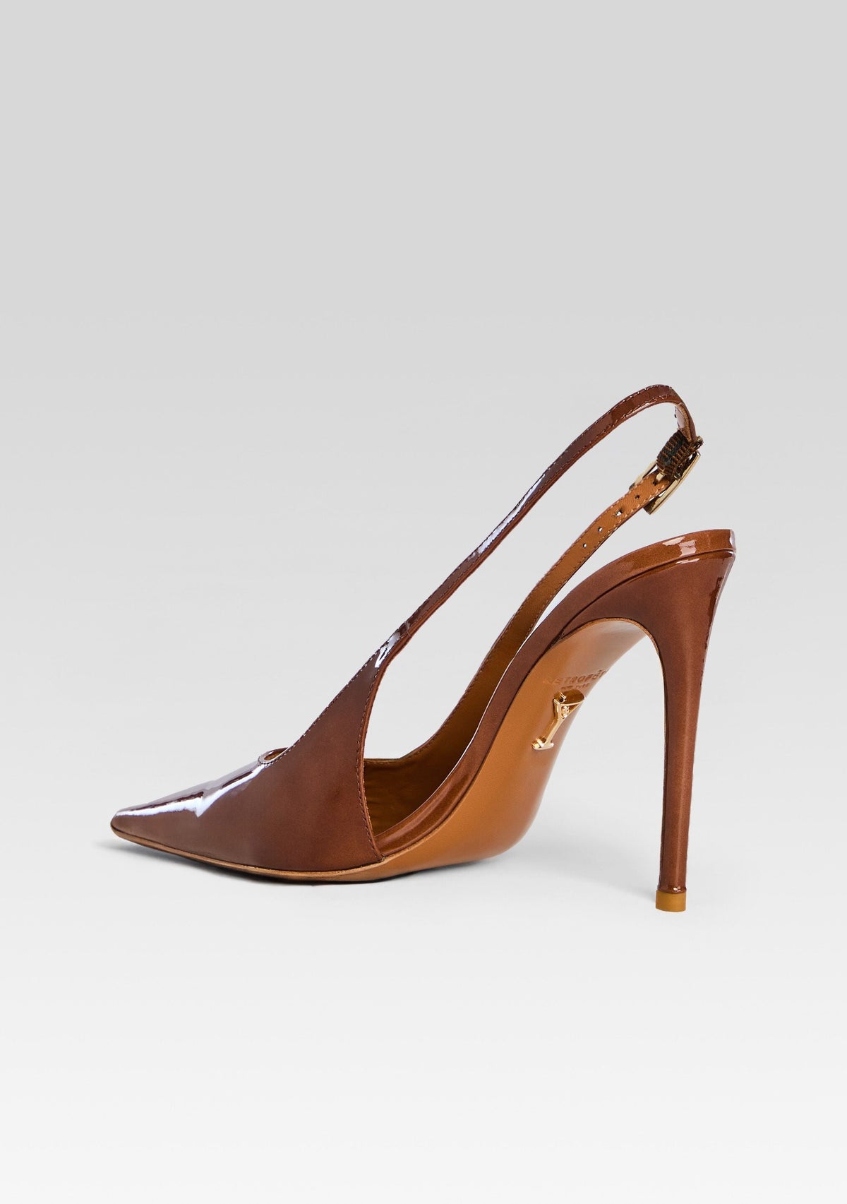 Cindy Slingback Heel by retrofête in Brown, product image 5