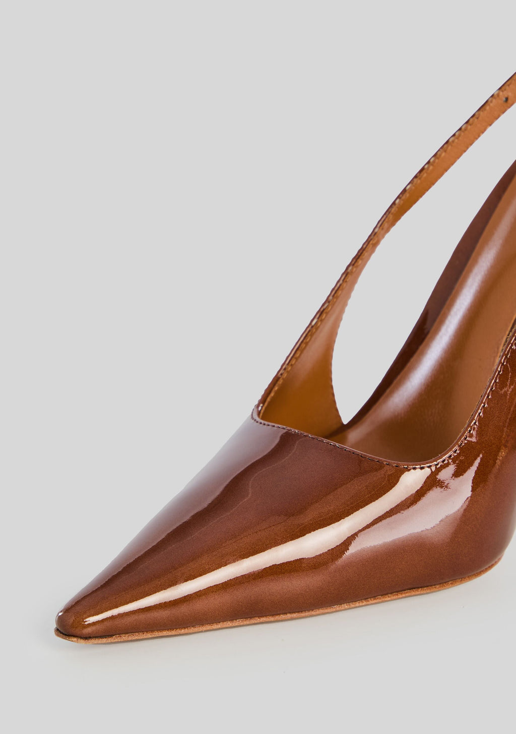 Cindy Slingback Heel by retrofête in Brown, product image 3