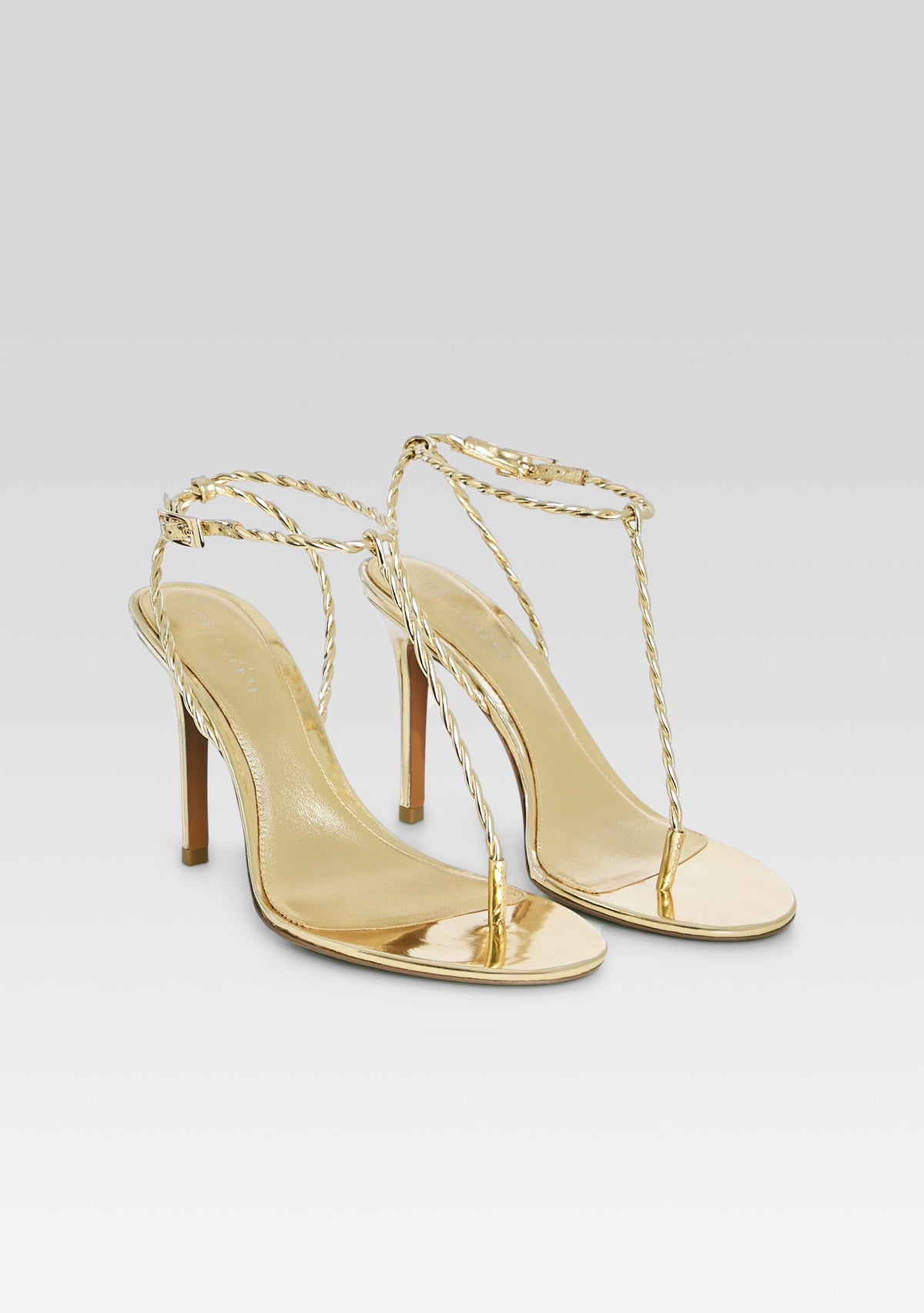 Cleo Sandal by retrofête in Light Gold, product image 4