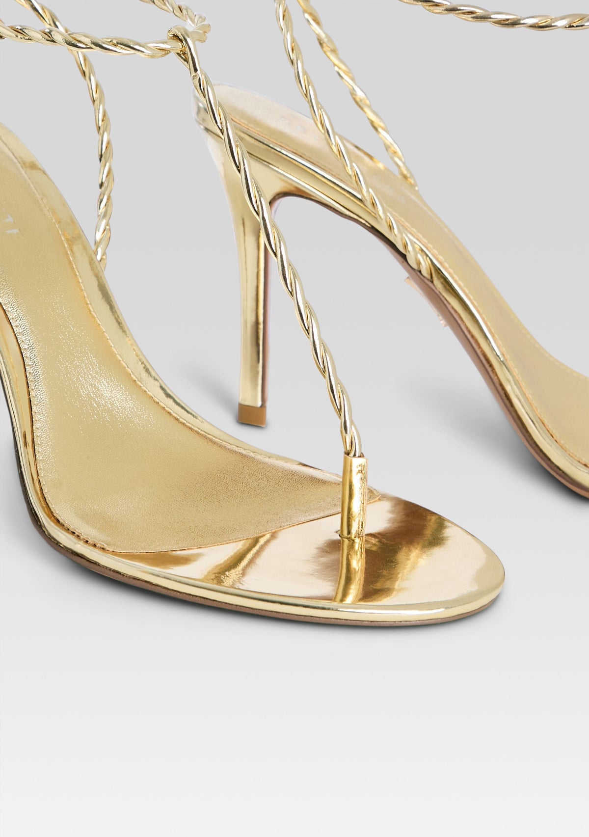 Cleo Sandal by retrofête in Light Gold, product image 3