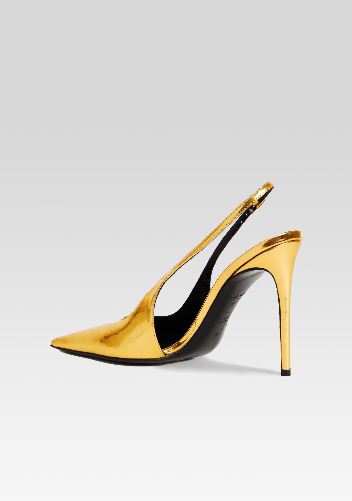 Cindy Slingback Heel by retrofête in Gold, product image 5