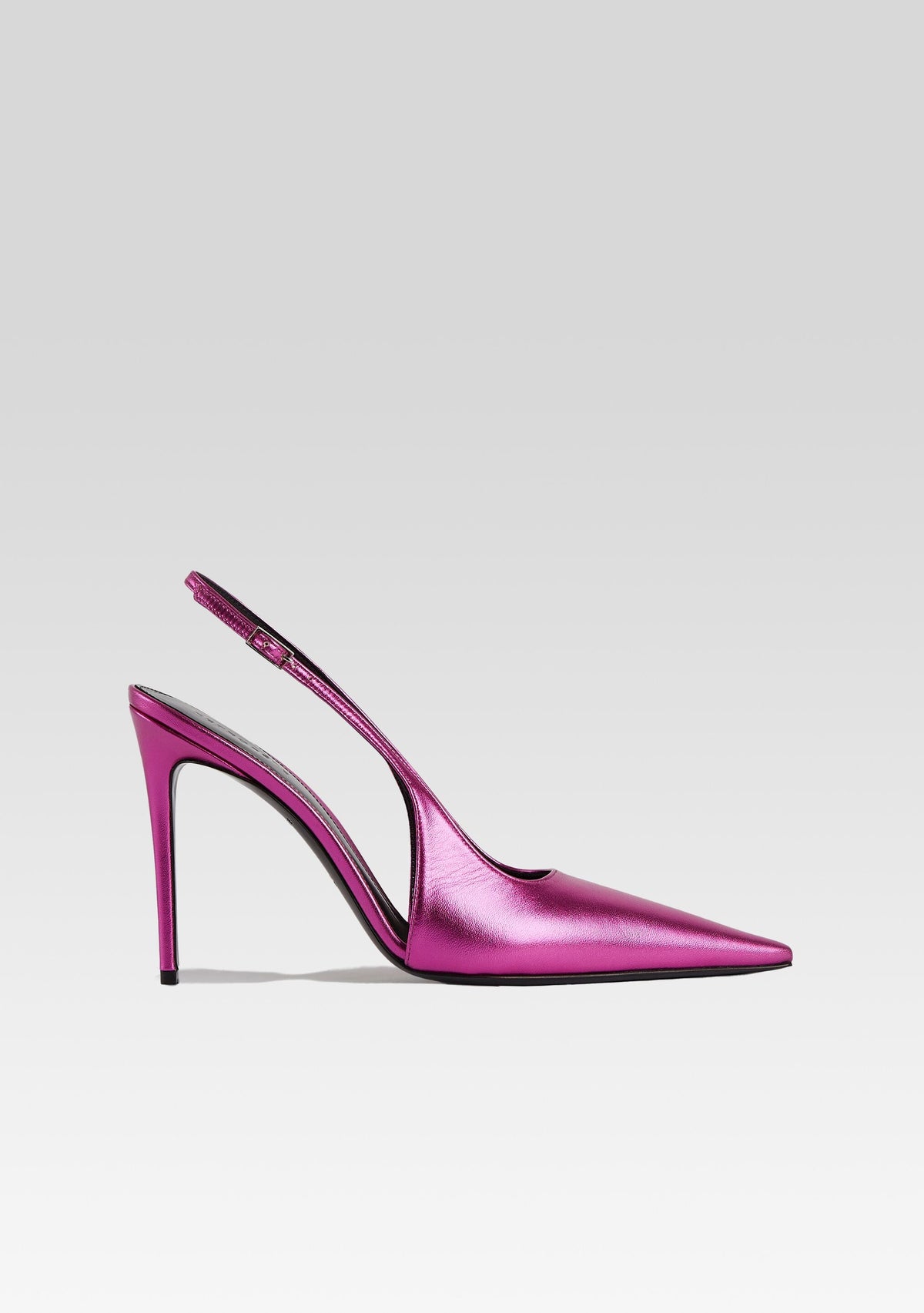 Cindy Slingback Heel by retrofête in Metallic Pink, product image 1