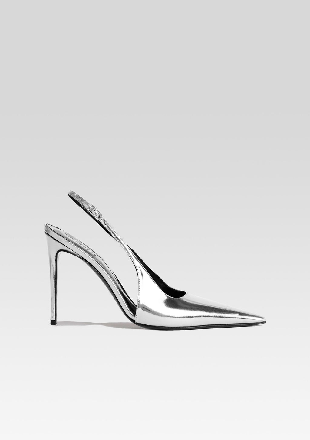 Cindy Slingback Heel by retrofête in Silver, product image 1