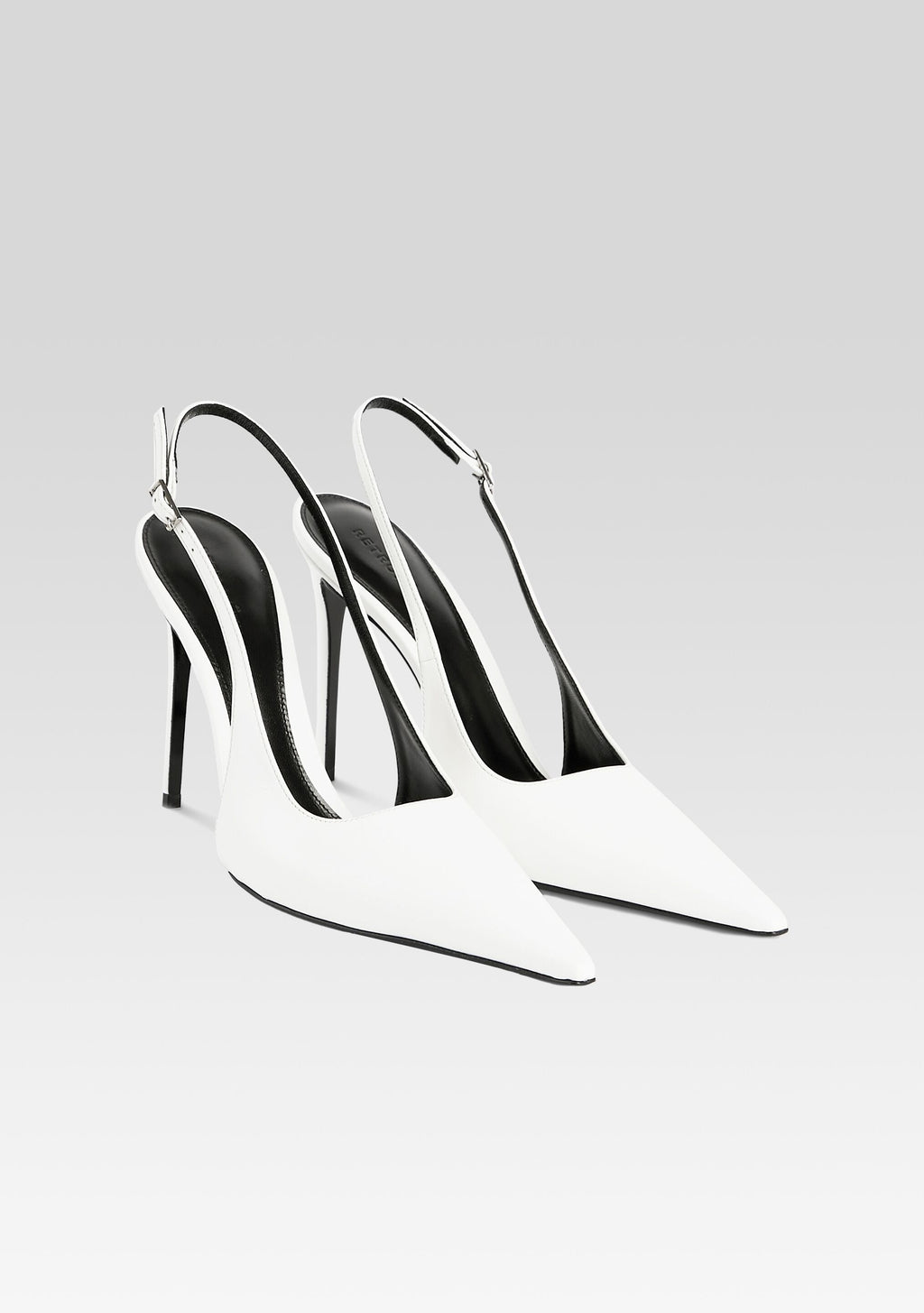 Cindy Slingback Heel by retrofête in White, product image 3