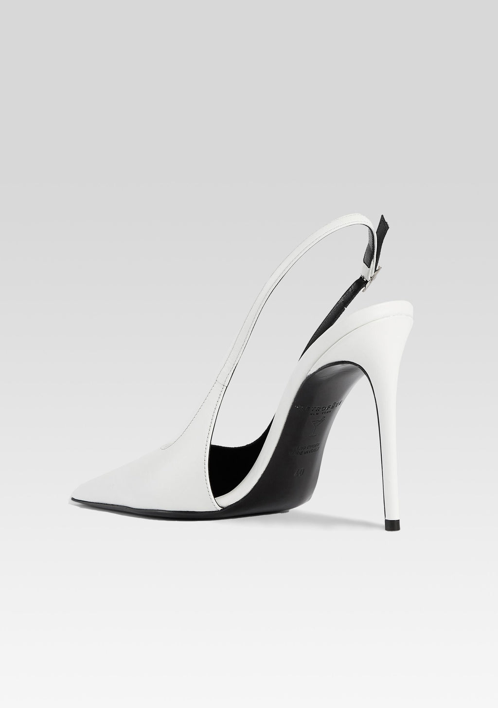 Cindy Slingback Heel by retrofête in White, product image 5