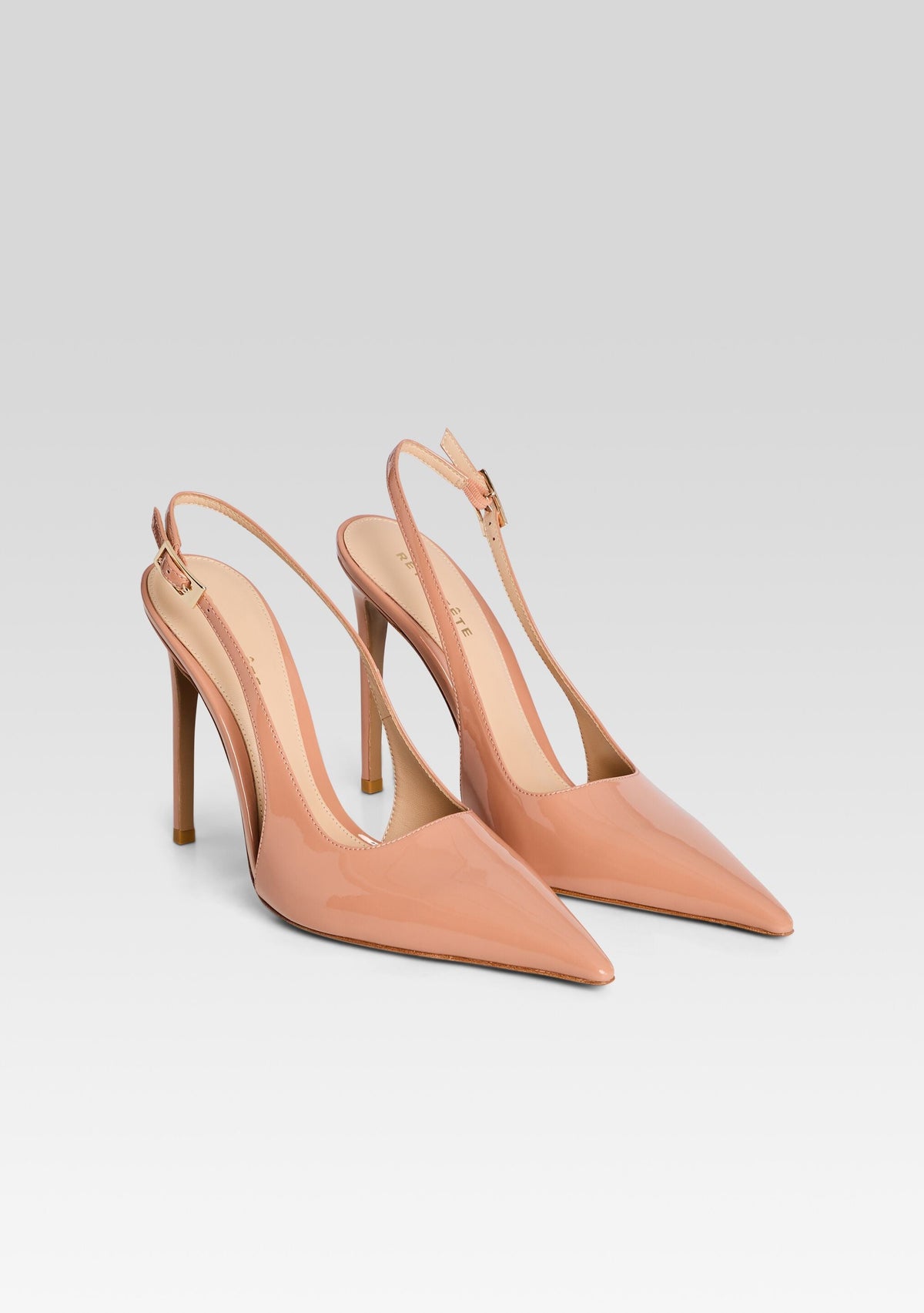 Cindy Slingback Heel by retrofête in Nude, product image 4