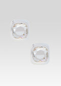 Clive Earring by retrofête in Silver/Crystal, product image 1
