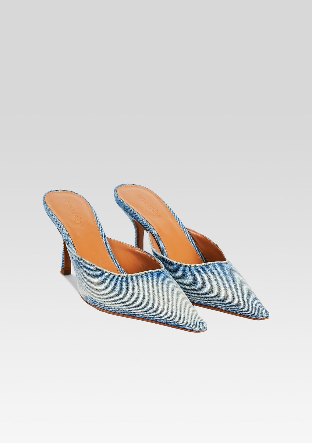 Daphne Denim Mule by retrofête in Denim, product image 3
