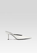 Daphne Leather Mule by retrofête in White, product image 1