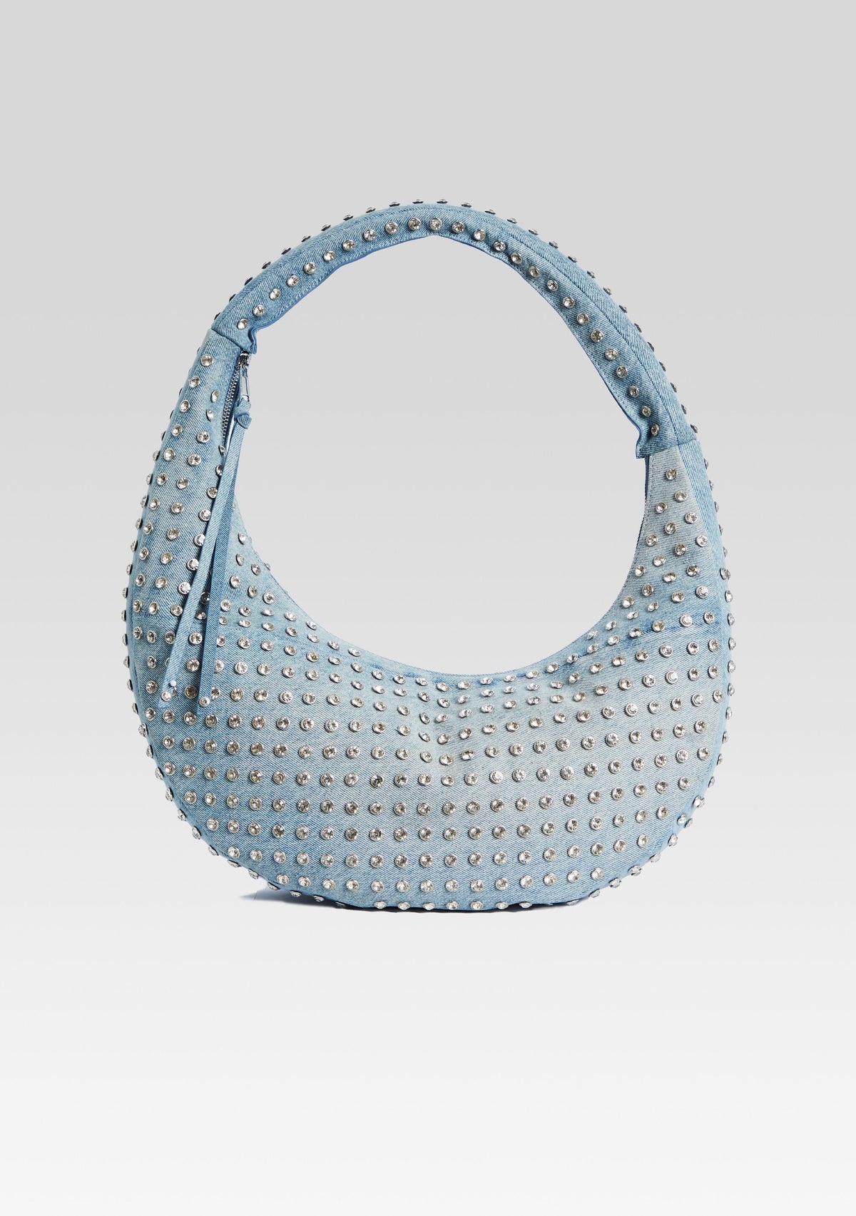 Elodie Large Bag by retrofête in Chambray/Silver, product image 1