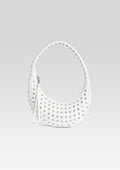 Elodie Medium Bag by retrofête in White/Silver, product image 1