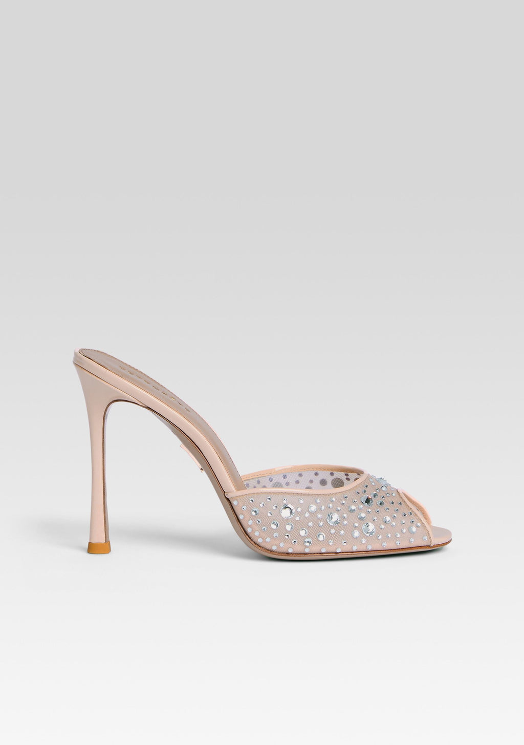 Alonia Embellished Sandal by retrofête in Nude/Silver, product image 1