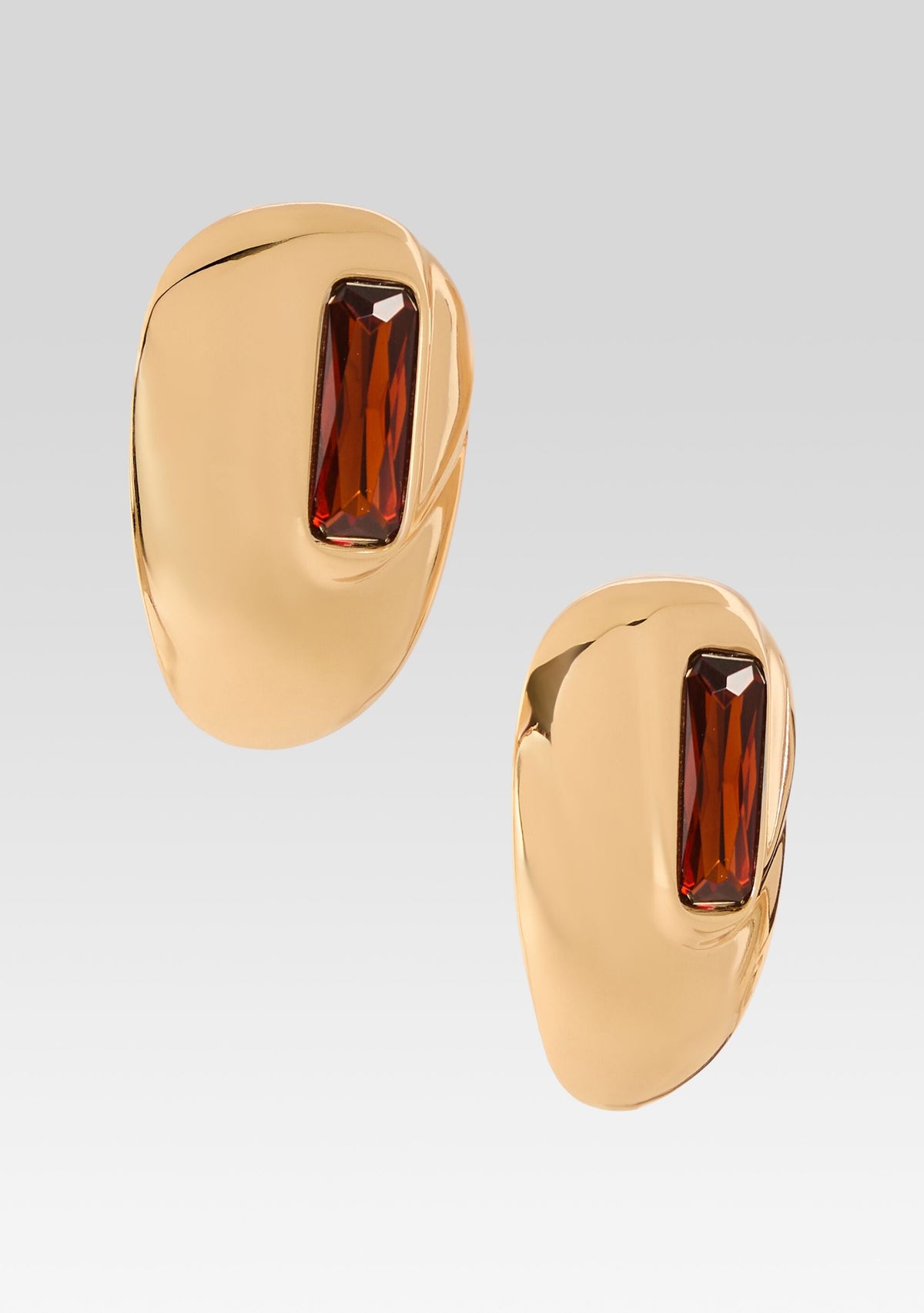 Bianca Earrings by retrofête in Gold/Topaz, product image 3